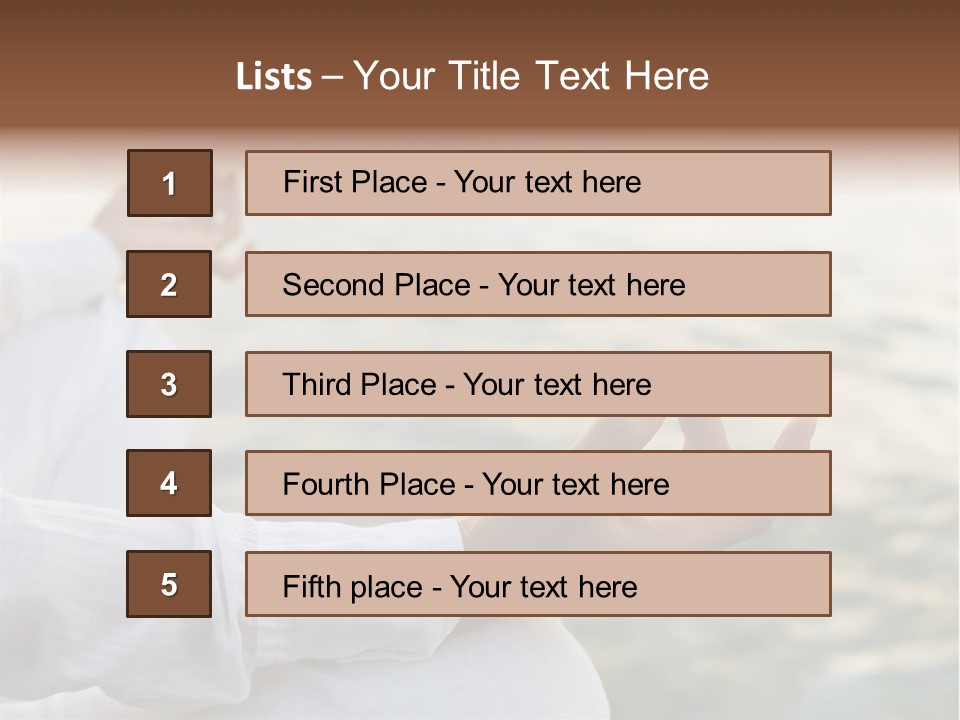 Woman Exercise Wellness PowerPoint Template