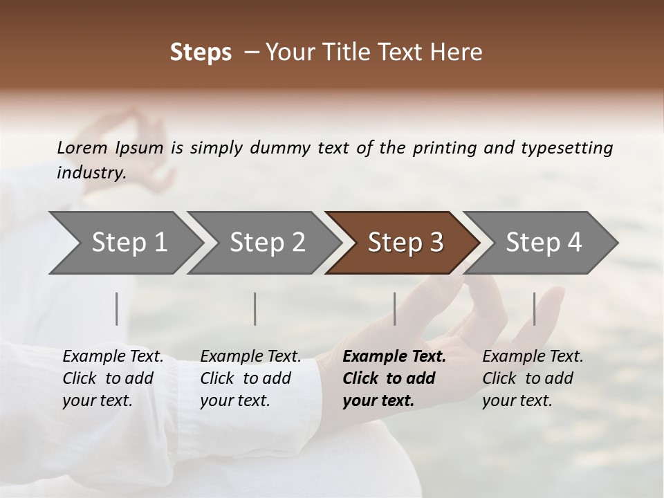 Woman Exercise Wellness PowerPoint Template