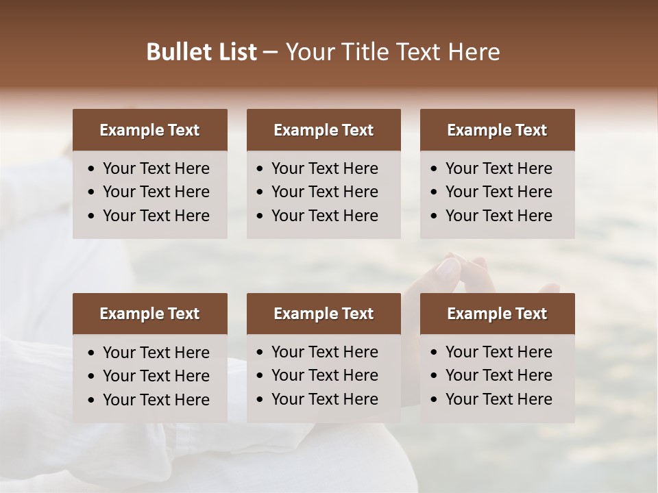 Woman Exercise Wellness PowerPoint Template