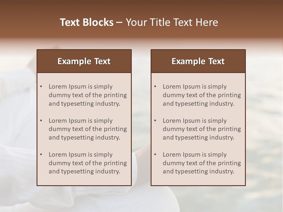 Woman Exercise Wellness PowerPoint Template