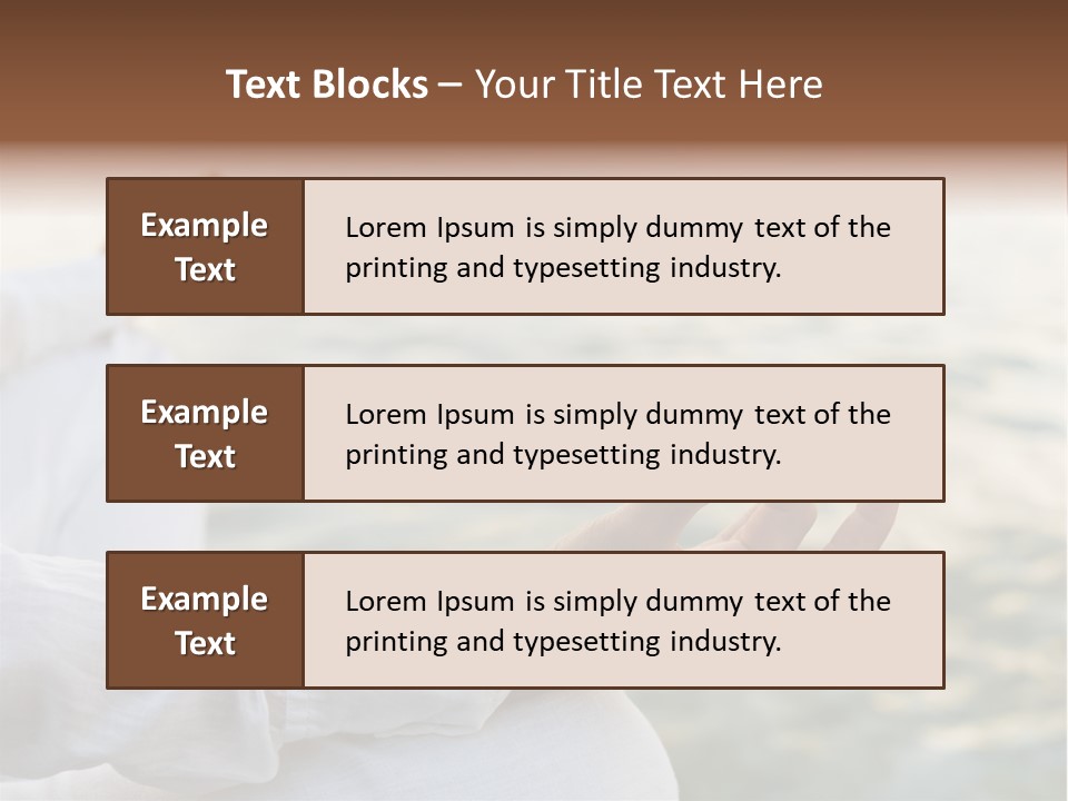 Woman Exercise Wellness PowerPoint Template