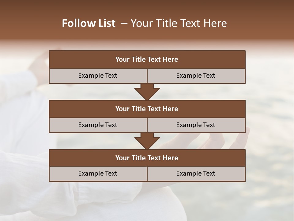 Woman Exercise Wellness PowerPoint Template