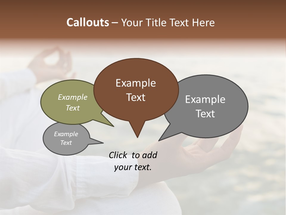 Woman Exercise Wellness PowerPoint Template