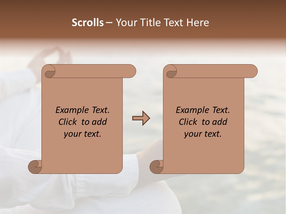 Woman Exercise Wellness PowerPoint Template