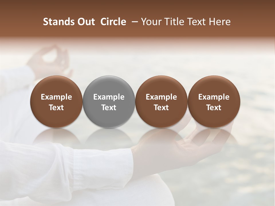 Woman Exercise Wellness PowerPoint Template