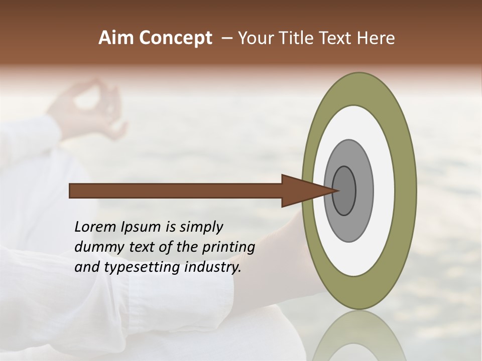 Woman Exercise Wellness PowerPoint Template