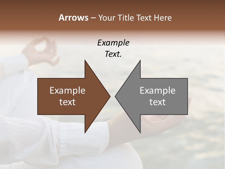 Woman Exercise Wellness PowerPoint Template
