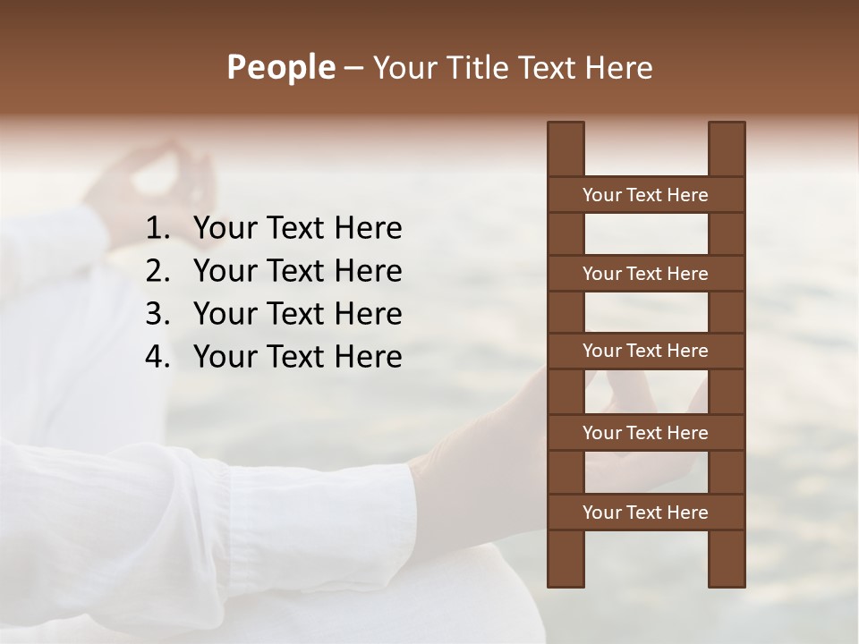 Woman Exercise Wellness PowerPoint Template