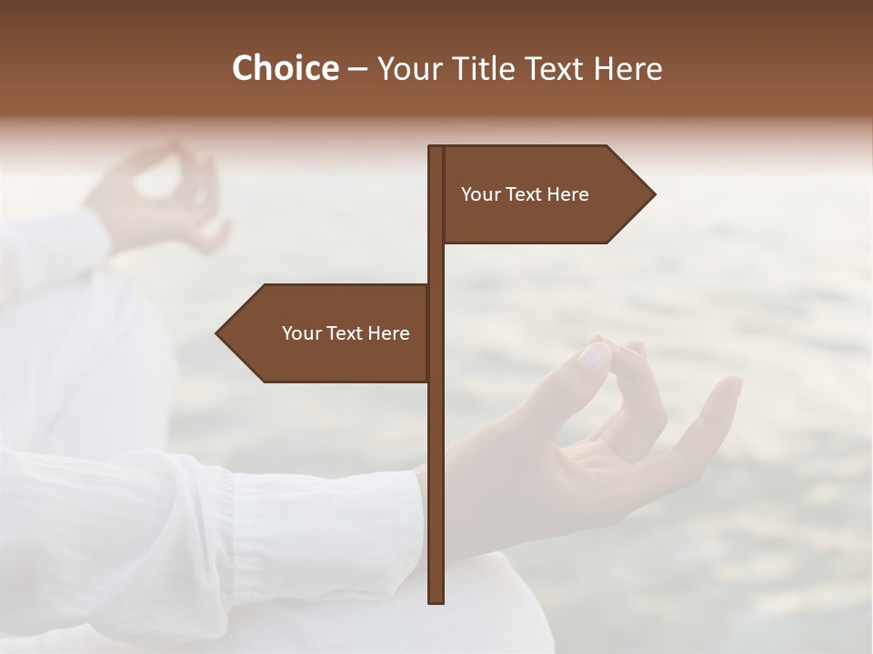 Woman Exercise Wellness PowerPoint Template