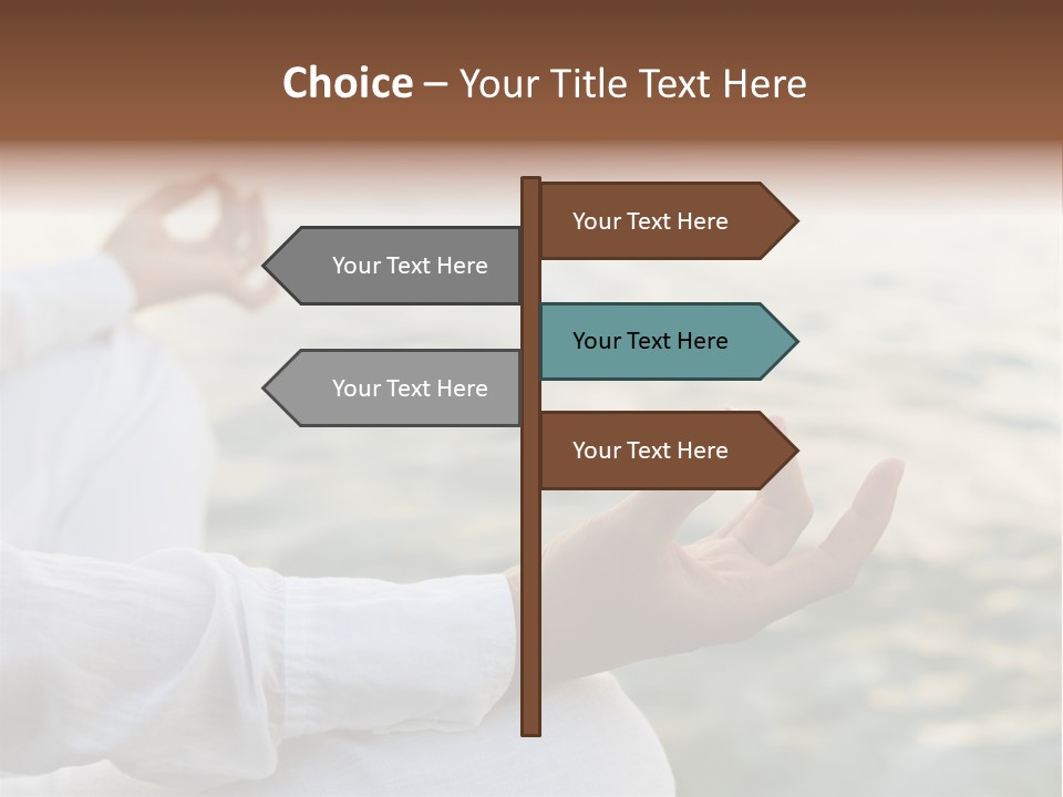 Woman Exercise Wellness PowerPoint Template