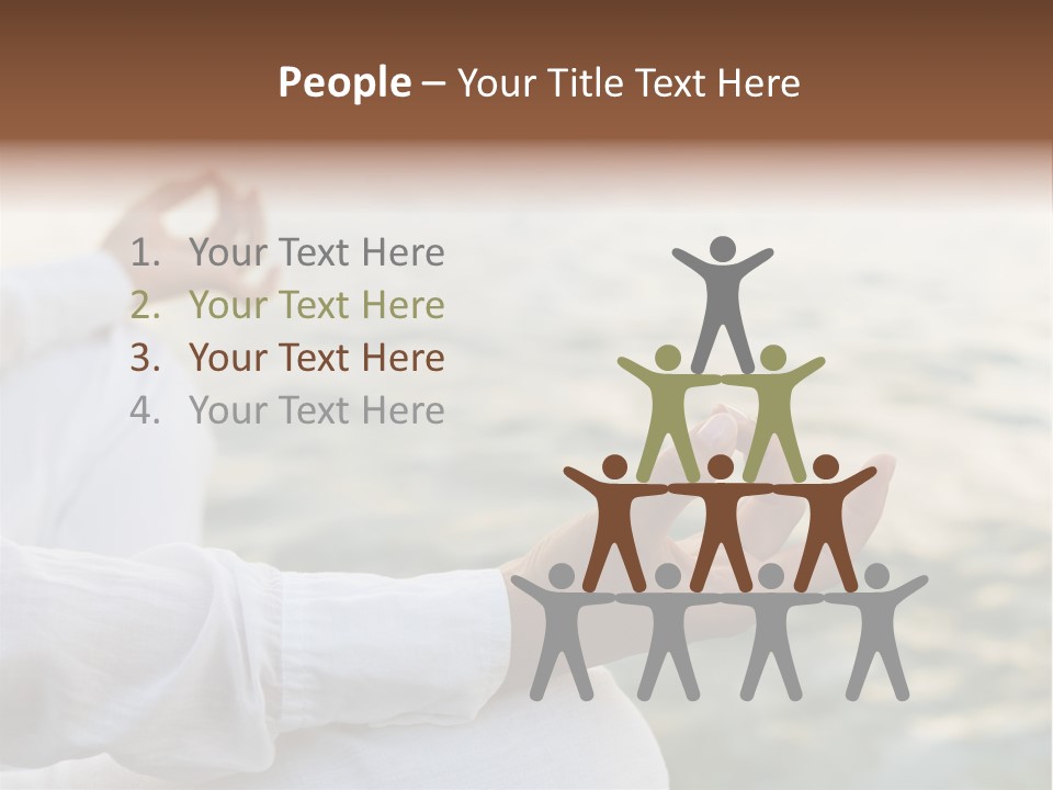 Woman Exercise Wellness PowerPoint Template