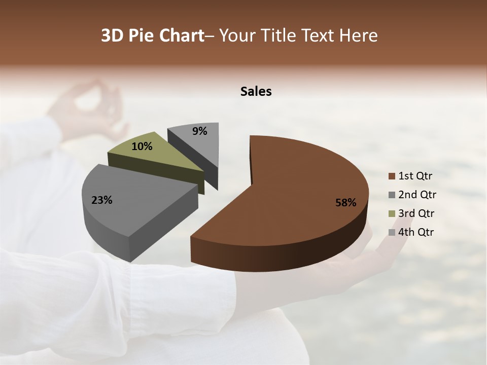 Woman Exercise Wellness PowerPoint Template