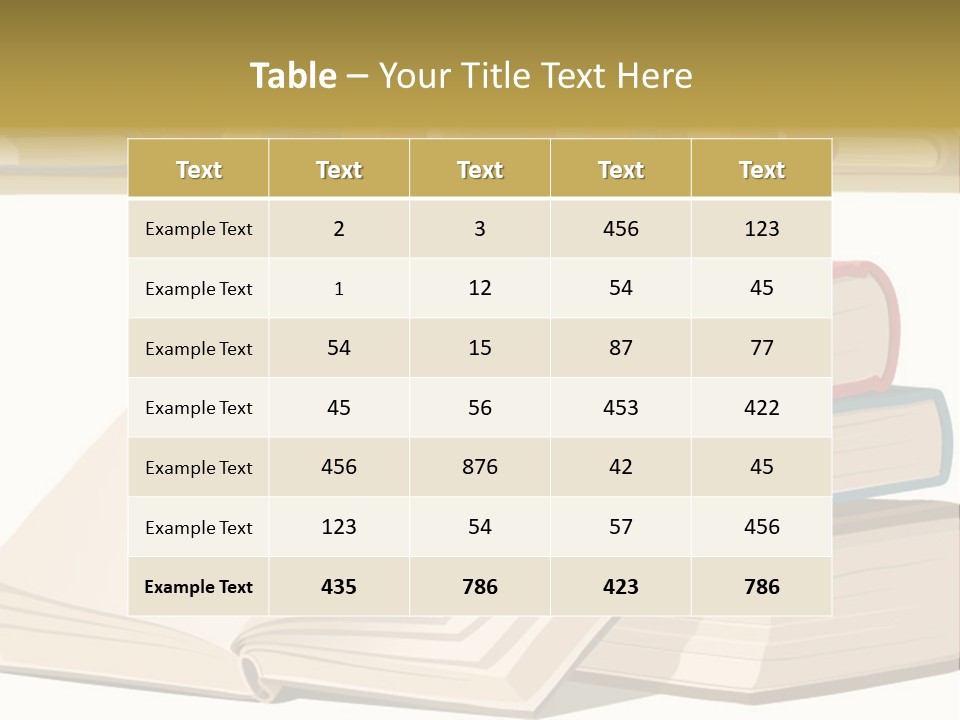 Pile Bookcase Read PowerPoint Template