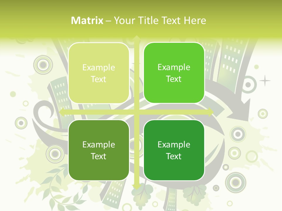 Perspectives Clip Cityscape PowerPoint Template