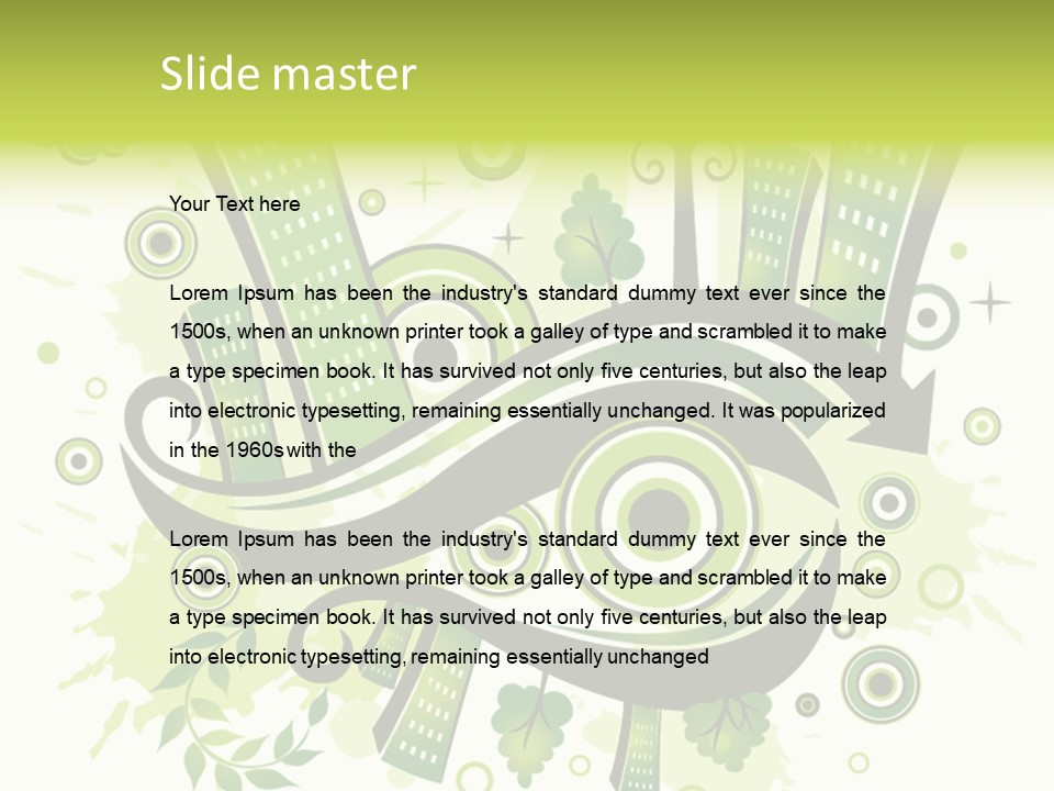 Perspectives Clip Cityscape PowerPoint Template