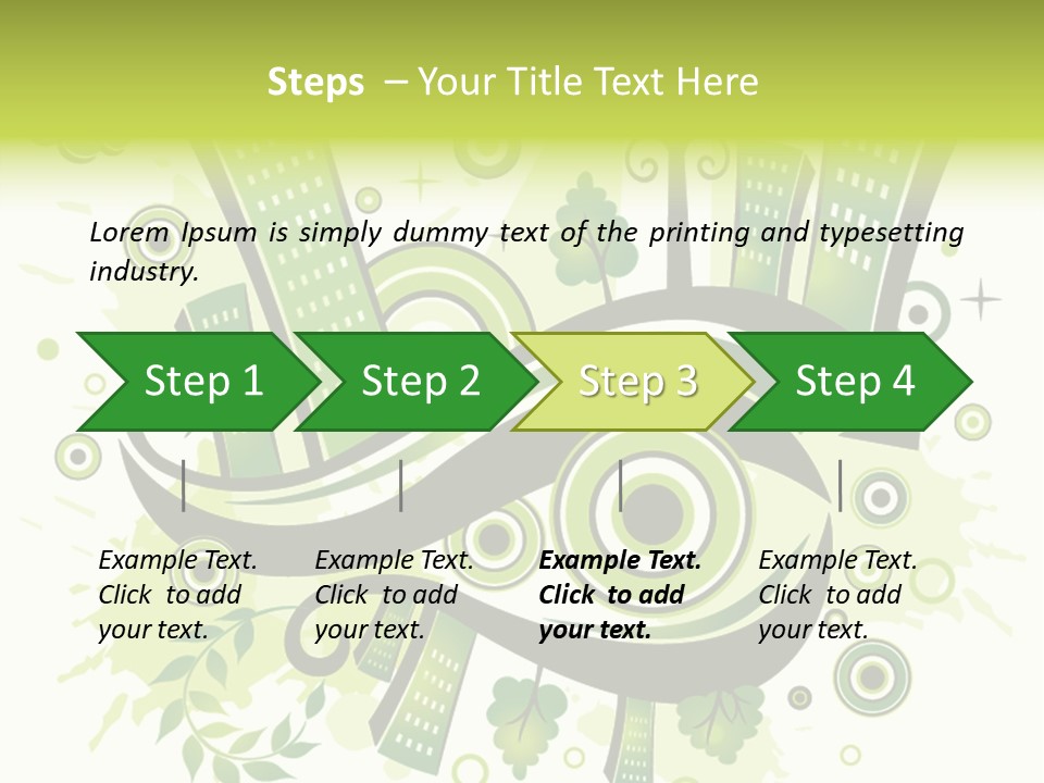 Perspectives Clip Cityscape PowerPoint Template