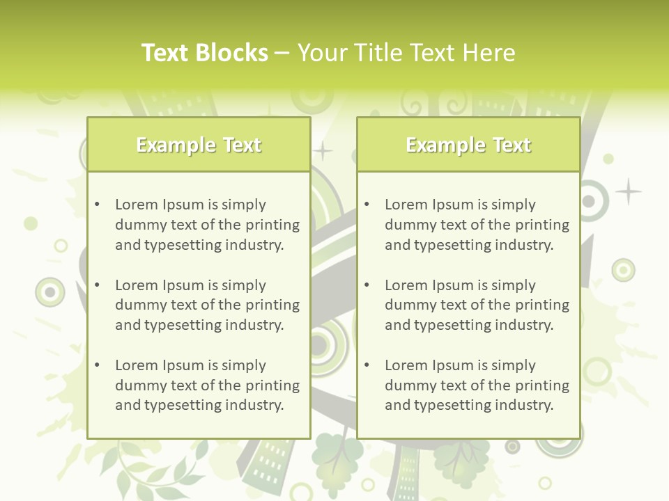 Perspectives Clip Cityscape PowerPoint Template