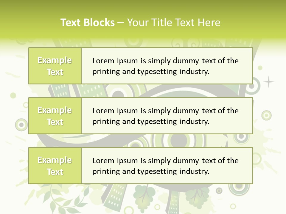 Perspectives Clip Cityscape PowerPoint Template