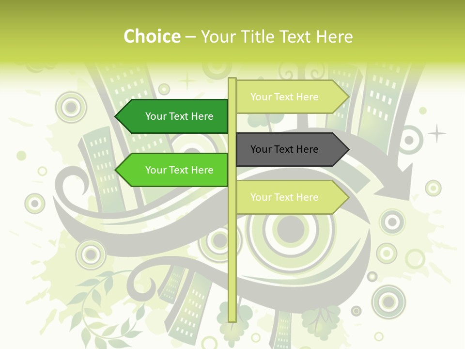 Perspectives Clip Cityscape PowerPoint Template