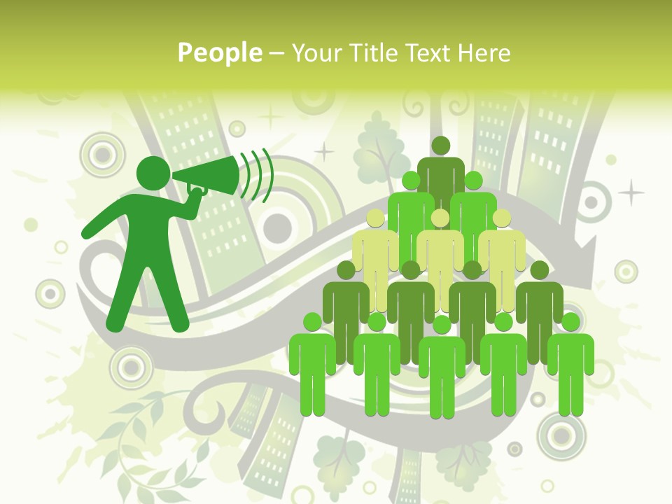 Perspectives Clip Cityscape PowerPoint Template