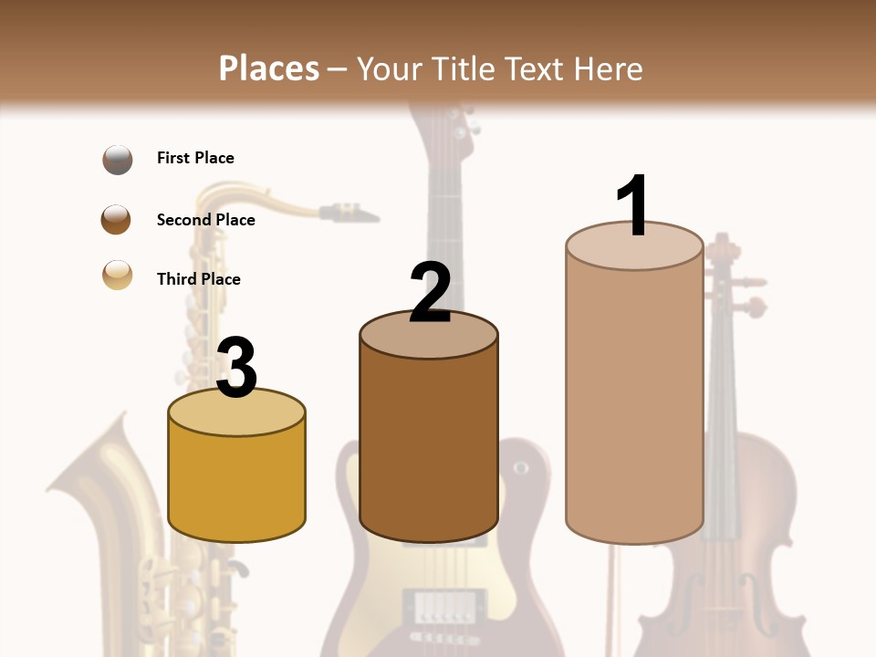 Relaxation Violin Musical PowerPoint Template