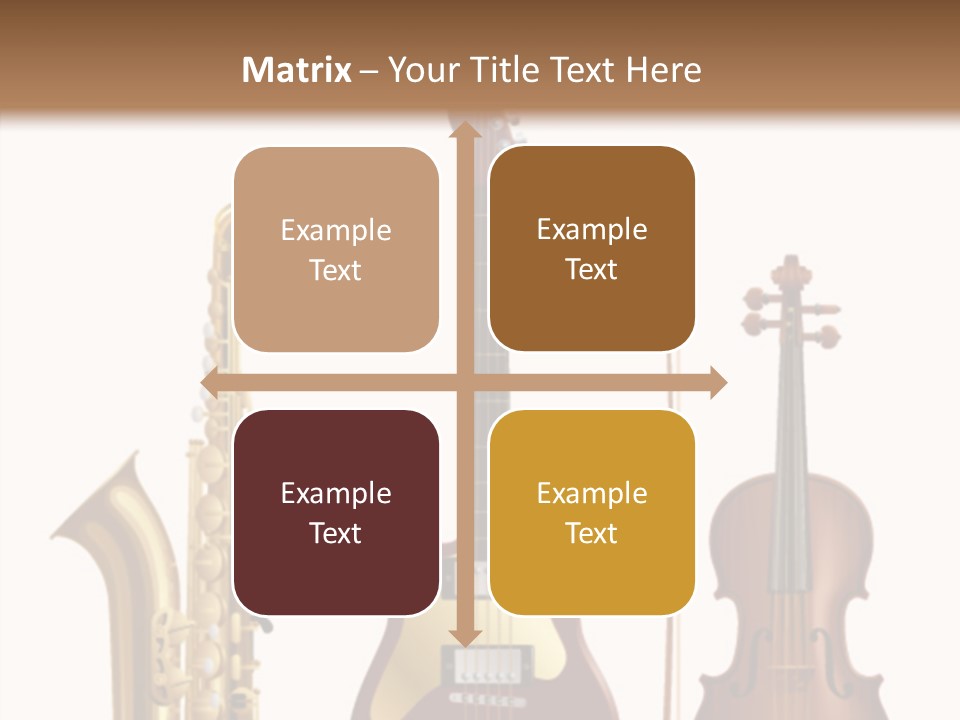 Relaxation Violin Musical PowerPoint Template