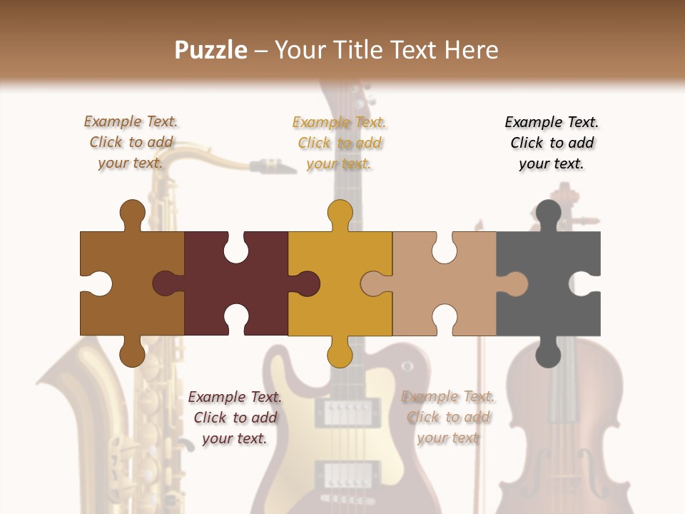 Relaxation Violin Musical PowerPoint Template