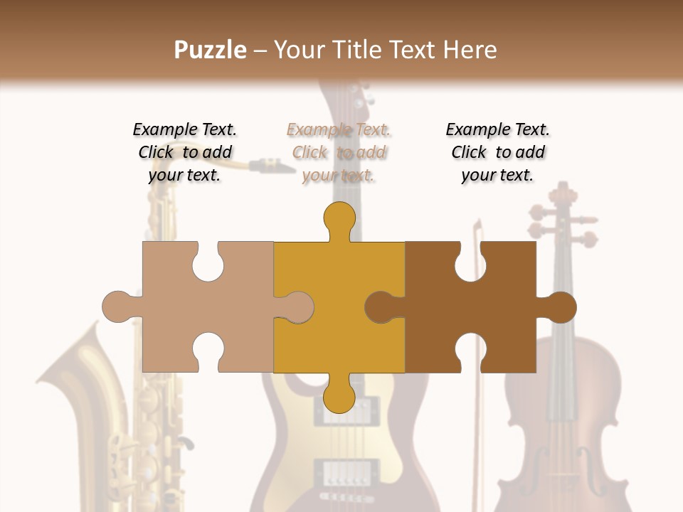 Relaxation Violin Musical PowerPoint Template