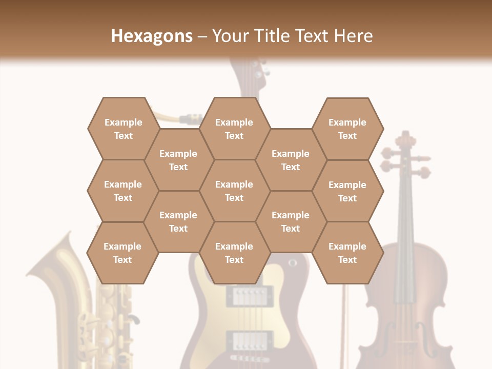 Relaxation Violin Musical PowerPoint Template