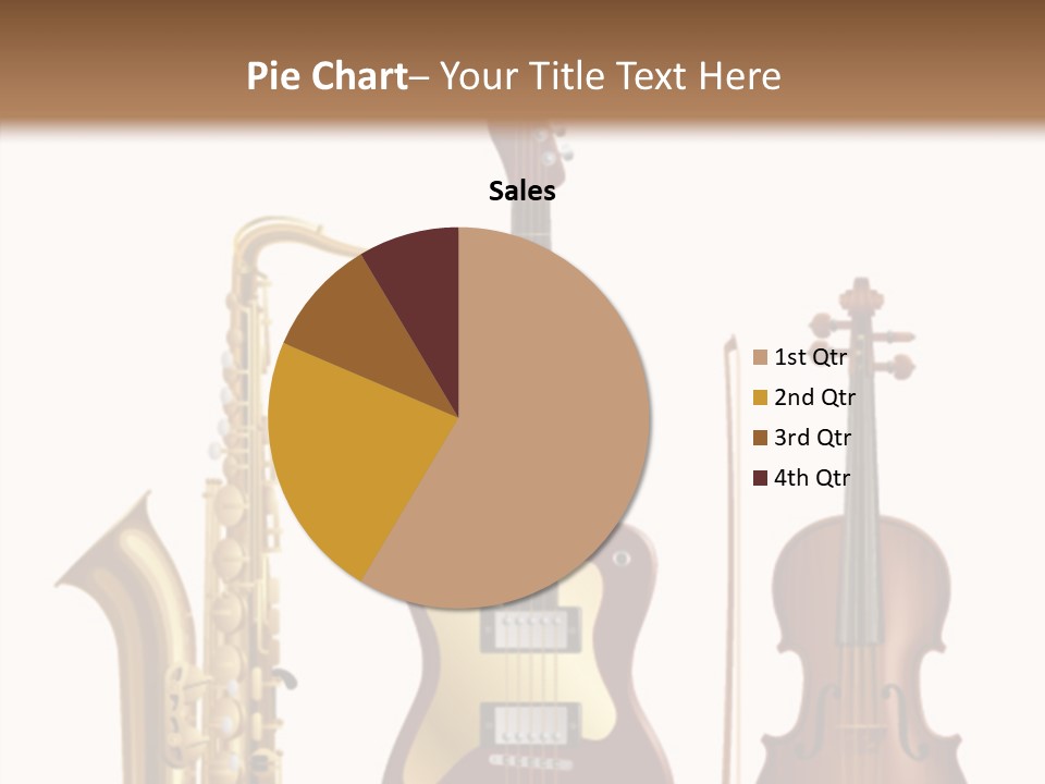 Relaxation Violin Musical PowerPoint Template