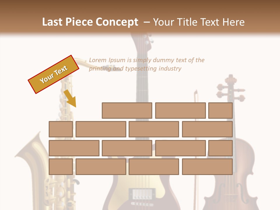 Relaxation Violin Musical PowerPoint Template