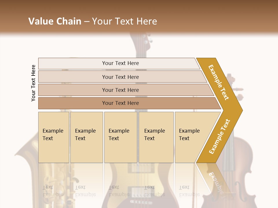 Relaxation Violin Musical PowerPoint Template
