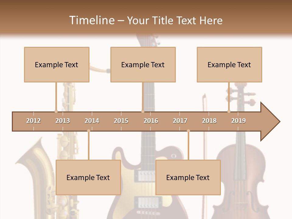 Relaxation Violin Musical PowerPoint Template