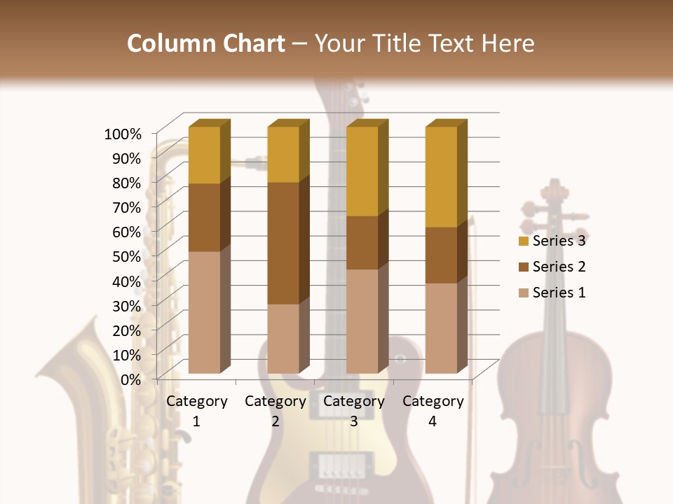 Relaxation Violin Musical PowerPoint Template