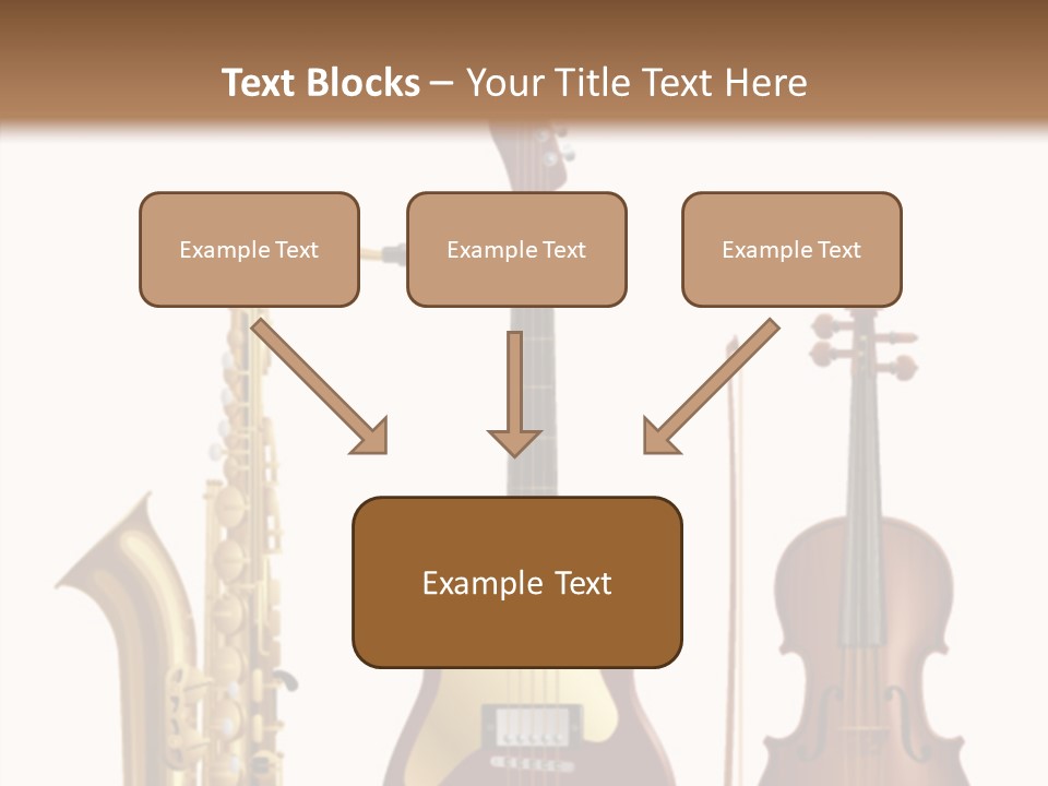 Relaxation Violin Musical PowerPoint Template