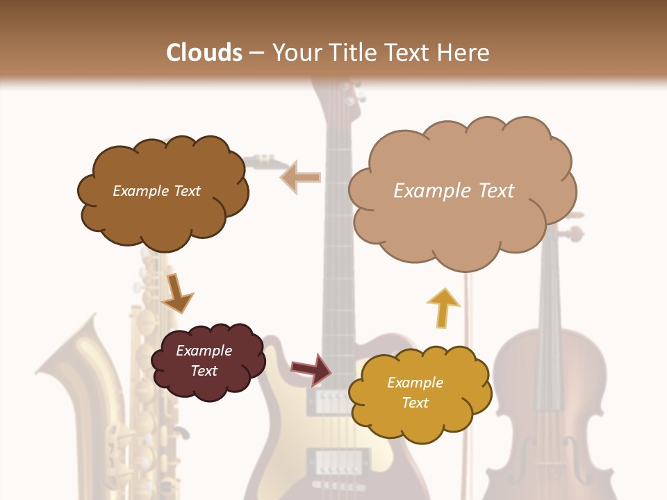 Relaxation Violin Musical PowerPoint Template