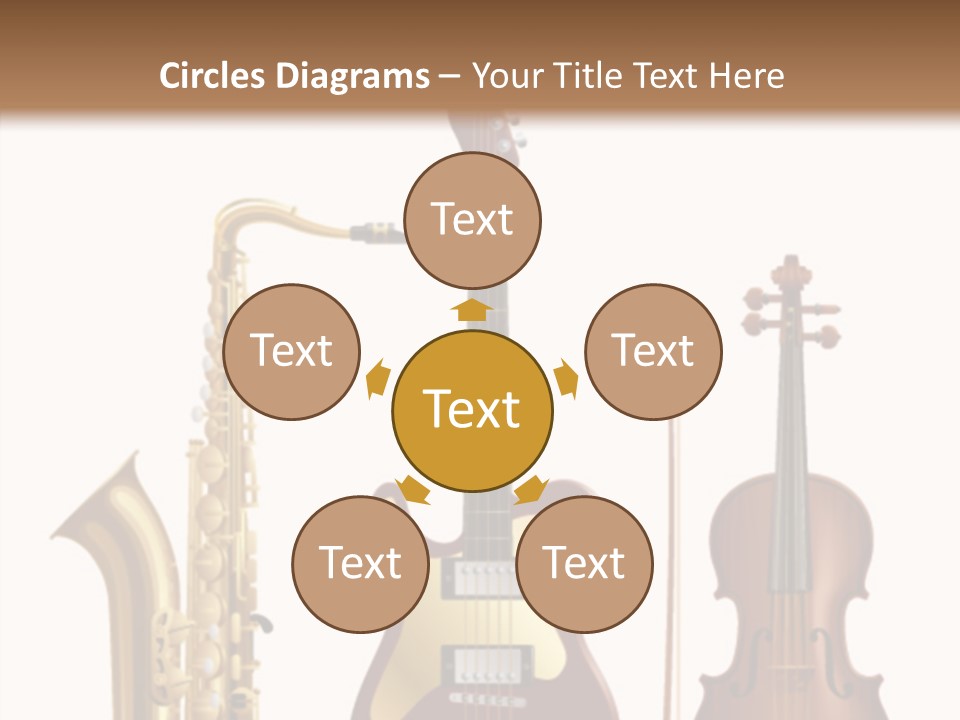 Relaxation Violin Musical PowerPoint Template