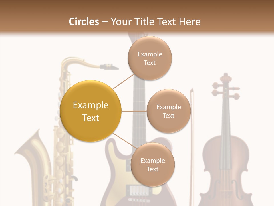 Relaxation Violin Musical PowerPoint Template