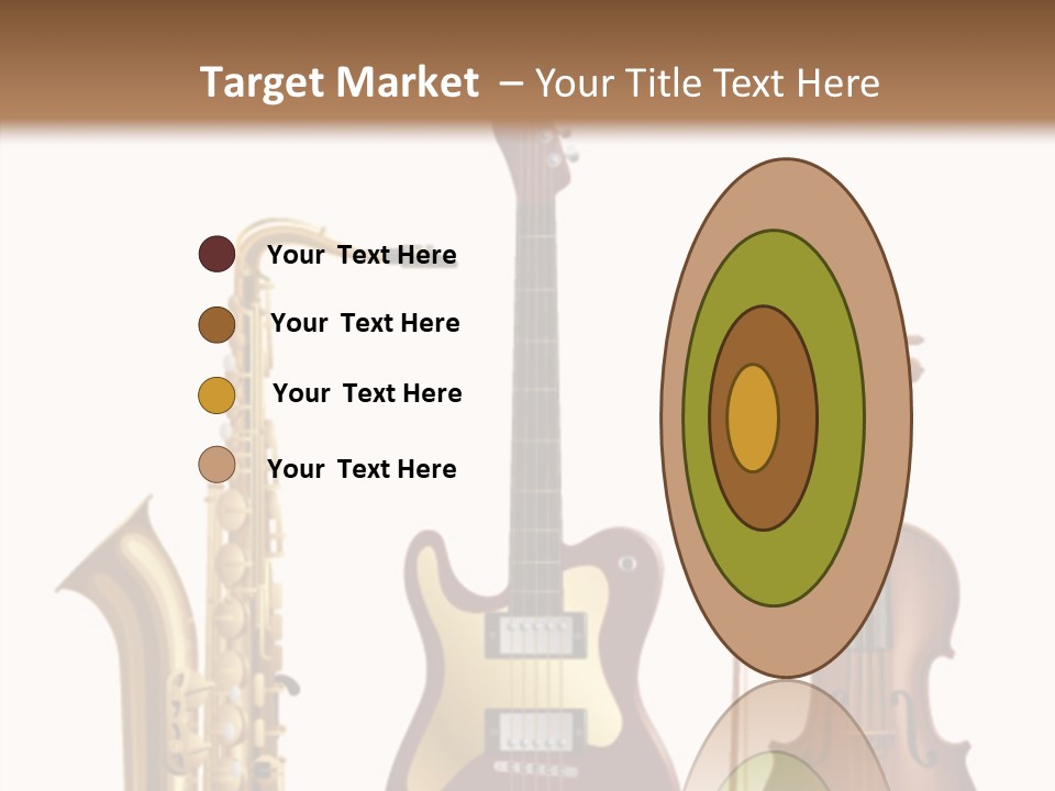 Relaxation Violin Musical PowerPoint Template