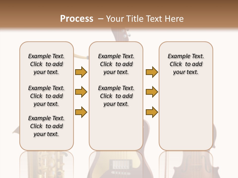 Relaxation Violin Musical PowerPoint Template