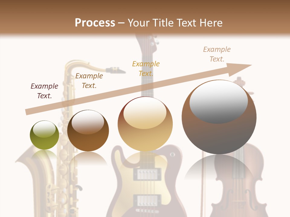 Relaxation Violin Musical PowerPoint Template