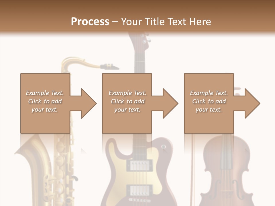 Relaxation Violin Musical PowerPoint Template