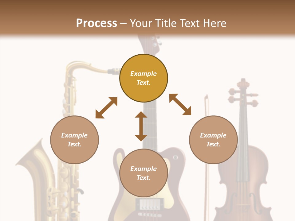 Relaxation Violin Musical PowerPoint Template