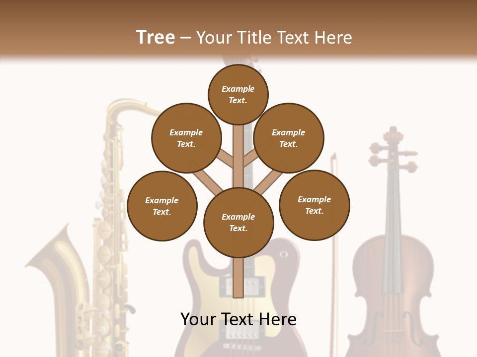 Relaxation Violin Musical PowerPoint Template