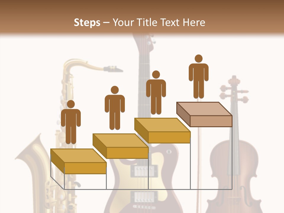 Relaxation Violin Musical PowerPoint Template