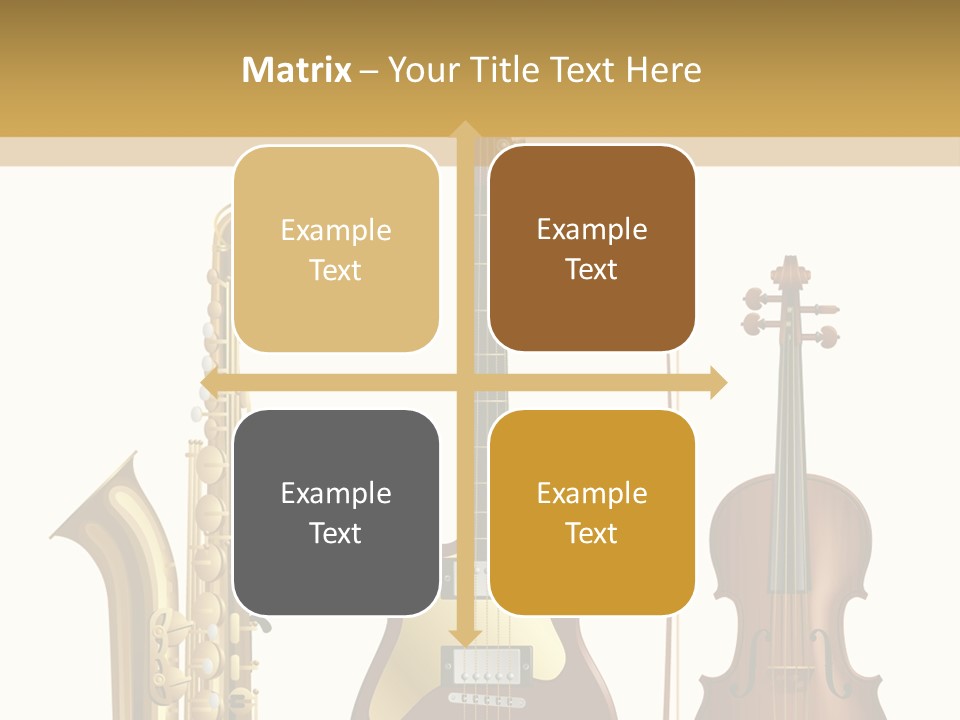 Musical Rock Melody PowerPoint Template