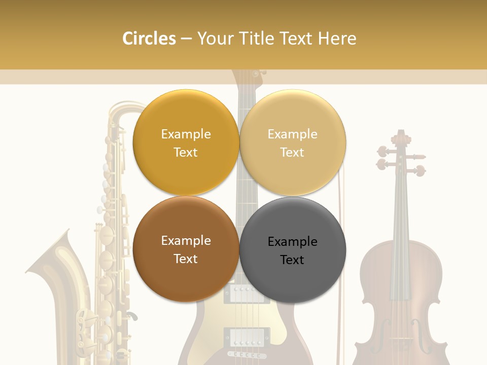 Musical Rock Melody PowerPoint Template