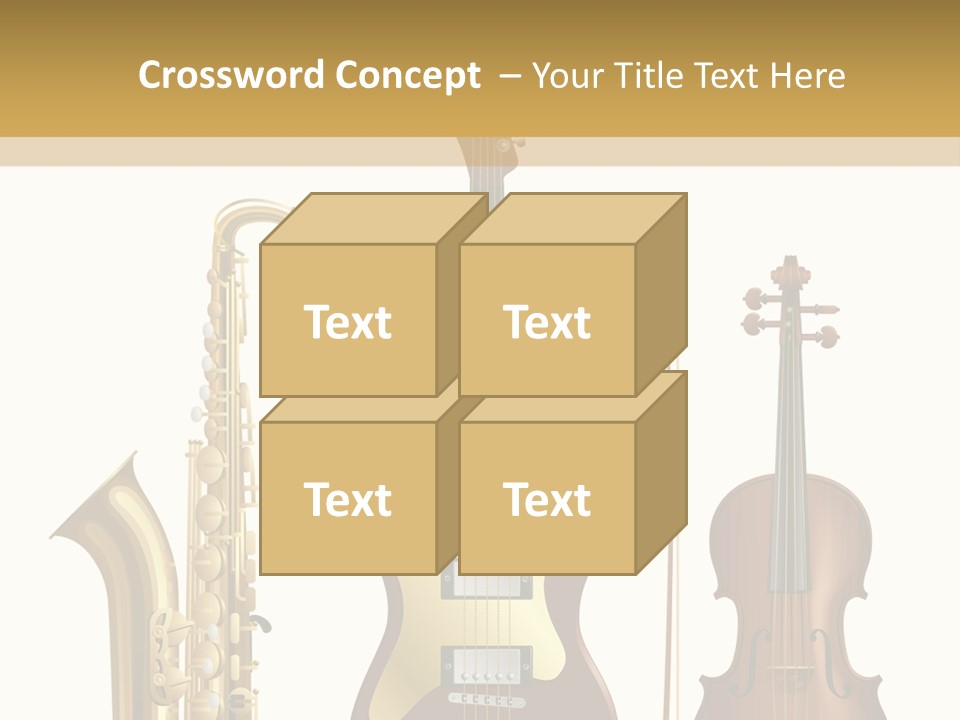 Musical Rock Melody PowerPoint Template