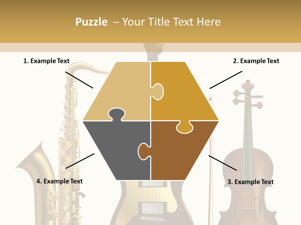 Musical Rock Melody PowerPoint Template
