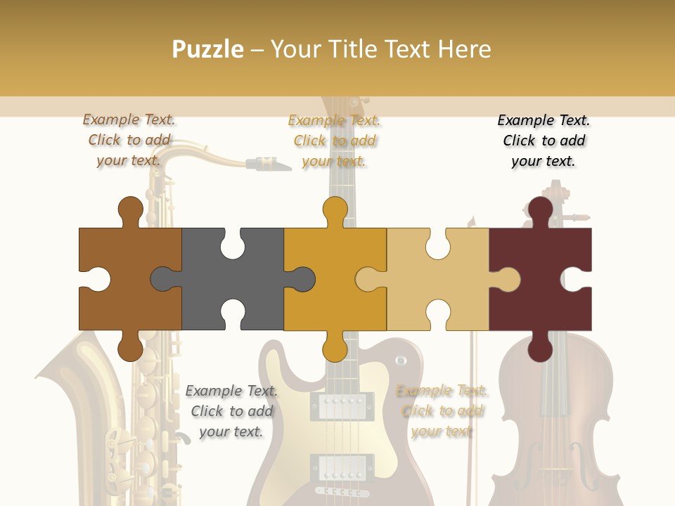 Musical Rock Melody PowerPoint Template